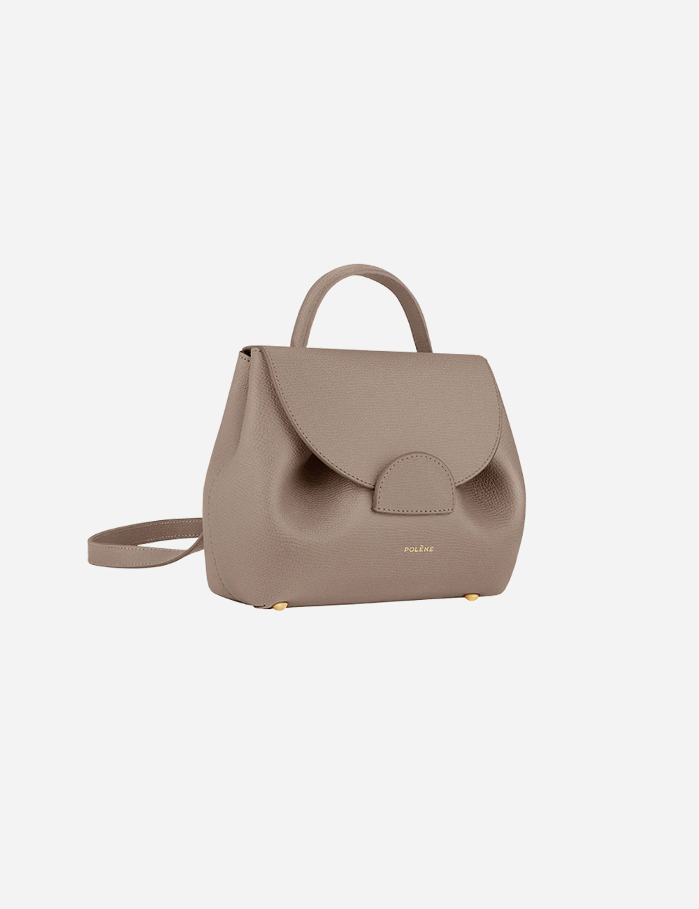 Сумка Polene Numero Un Nano Edition Textured Taupe