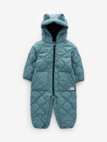 Комбинезон утепленный с капюшоном для мальчика Next Q53-261, Светло-синий