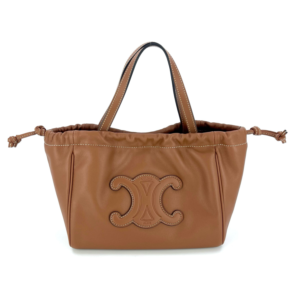 Celine Small Cabas Drawstring Cuir Triomphe
