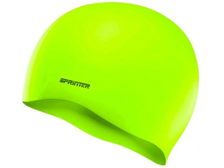 Шапочка для плавания SPRINTER однотонная: SH  (Салатовый)