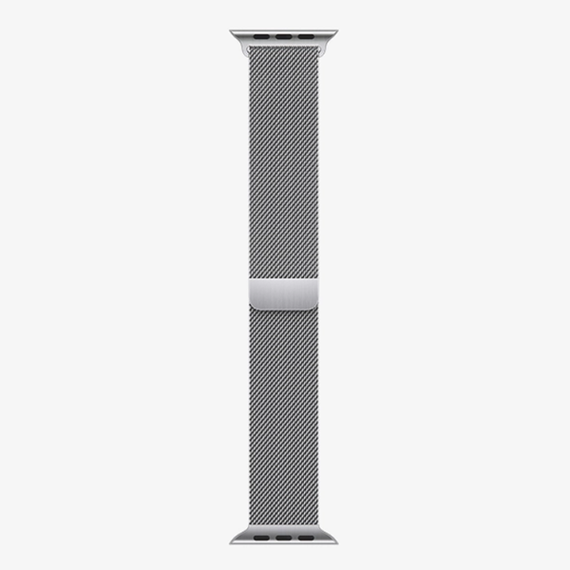 Ремешок Apple Milanese Loop для Apple Watch 45 мм (ML783ZM/A), Silver