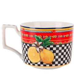 Чайный набор 12пр. "Sicilia Limone" (6 персон) v=220мл (фарфор) (подарочная упаковка)