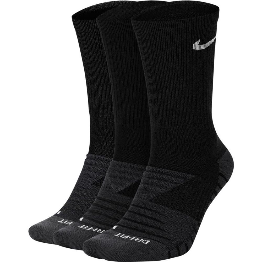 Теннисные носки Nike Dry Cushioned Quarter 3P - black