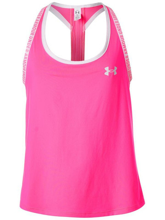 Футболка для девочки теннисная Under Armour Knockout Tank - Розовый
