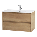 Тумба подвесная с раковиной BelBagno KRAFT 39-800/390-2C-SO-RNN