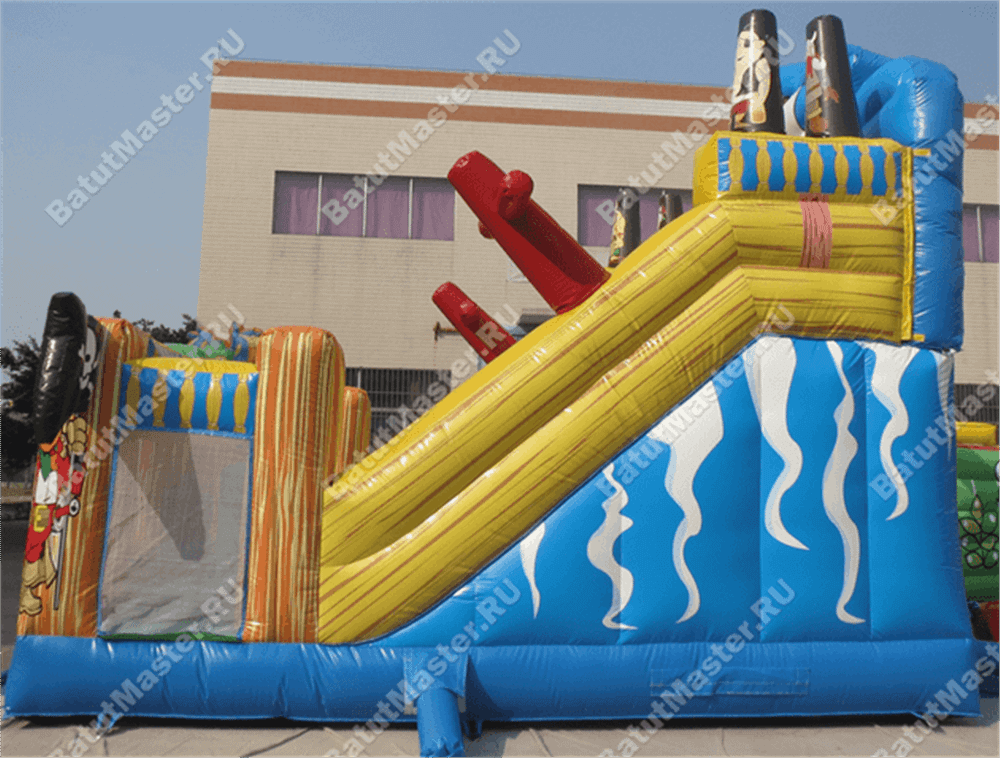 Коммерческий надувной батут "Пиратская радость"