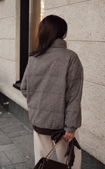 Куртка демисезонная с манишкой из замши