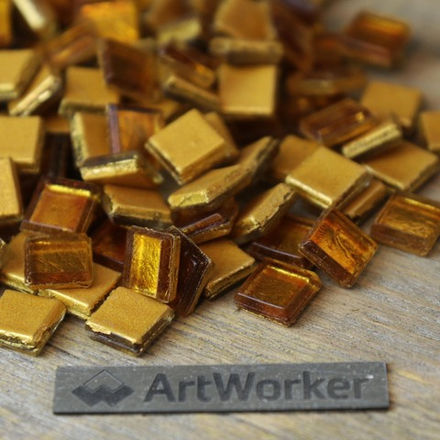 FLORY10 NJ136 Стеклянная мозаика 10х10 мм, 0,5 кг