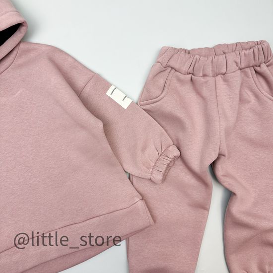 Комплект из футера с начесом "Over" пудра