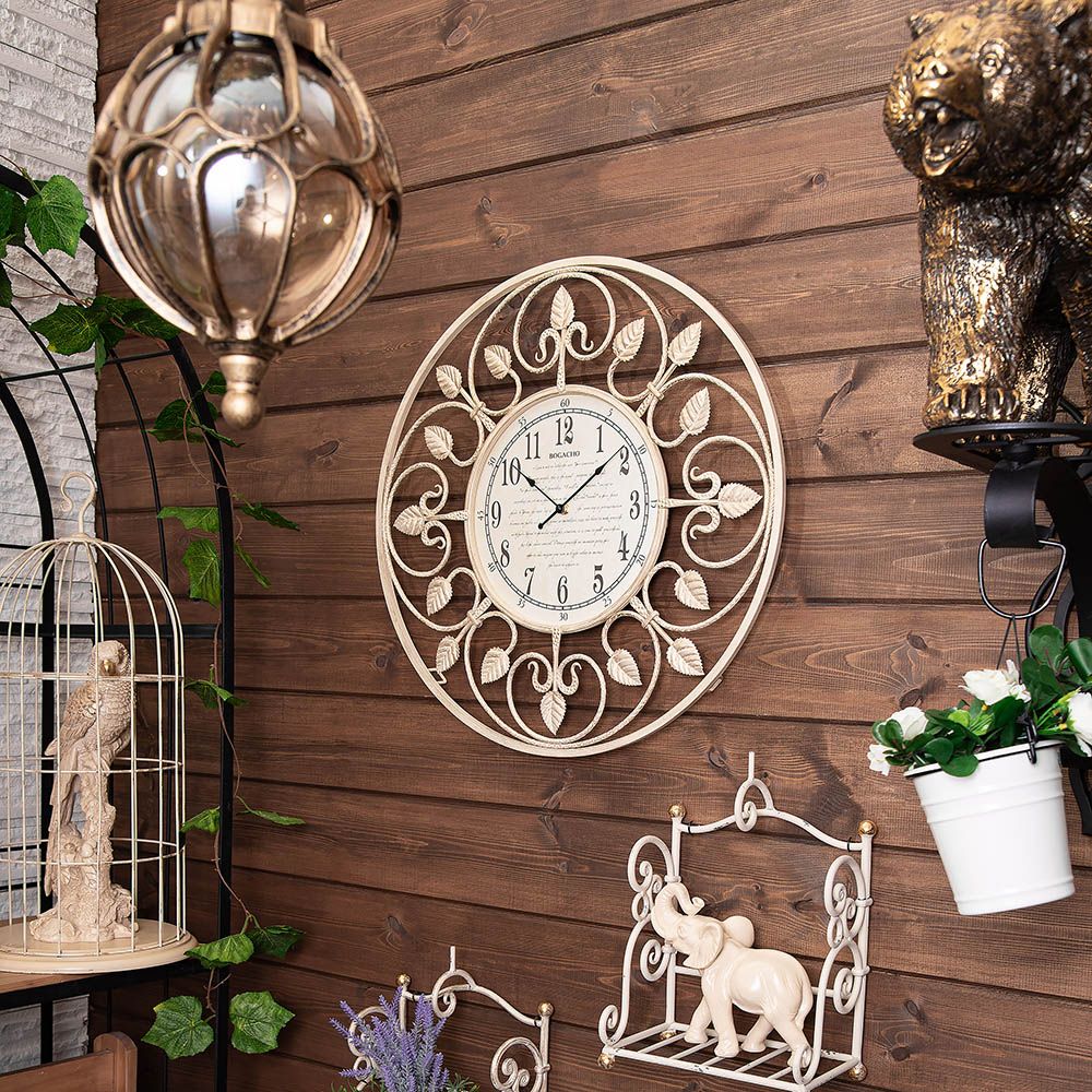 Часы настенные London Time малые Айвори