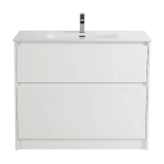 Тумба с раковиной BelBagno KRAFT PIA 80 белая матовая