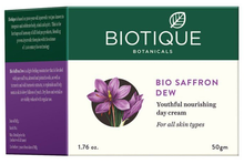 Крем Biotique Bio saffron dew антивозрастной тройное действие Био шафран для лица, 50 г