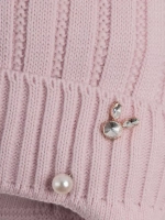 Шапка для девочки зимняя вязаная и шарф