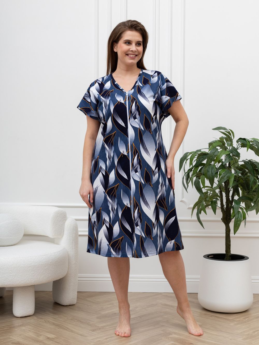 Халат Хомли Виотекс ИНДИГО