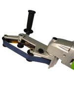 Трехроликовая ленточная шлифмашина для труб MY3020-2 SINICA, лента 32х550 мм