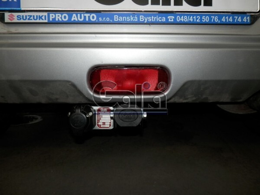 Фаркоп оцинкованный Galia S078A для Suzuki Swift хетчбек 3/5 дверей 2005-2009, кроме 4WD / Opel Agila B 2008-(паспорт и сертификат в комплекте)(без электрики)
