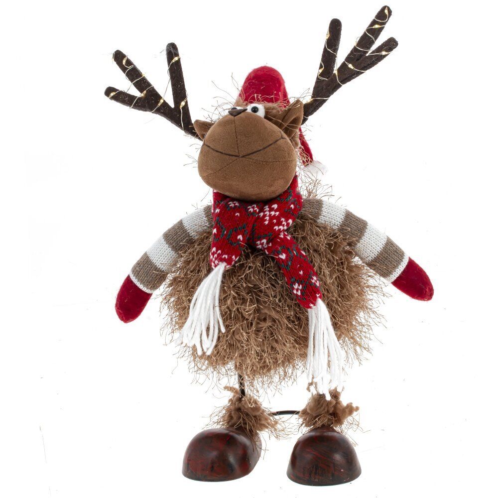 GAEM Игрушка набивная с подсветкой "Олень" (CR2032x2), L26 W15 H46/31 см