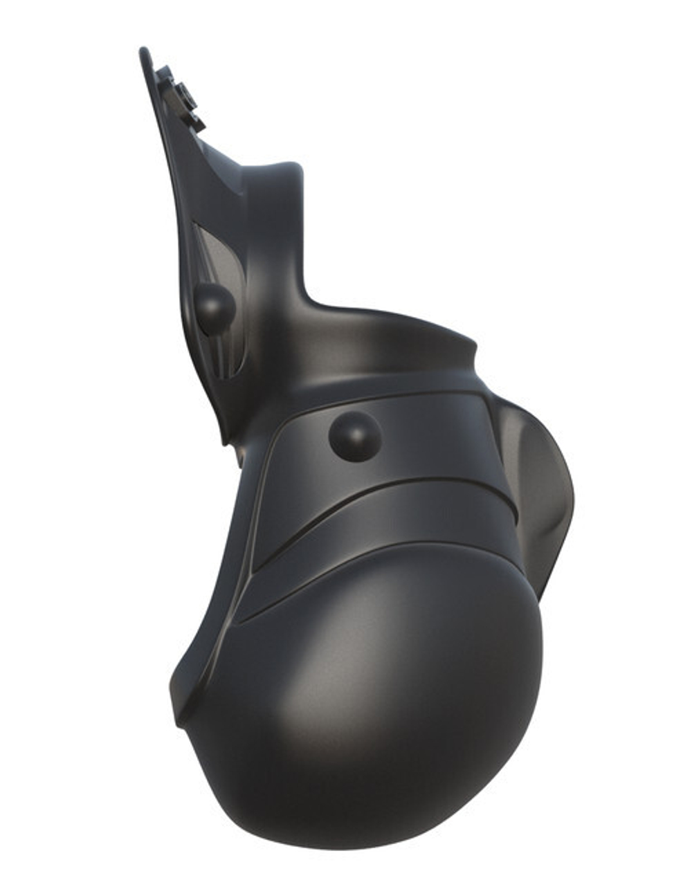 Силиконовый чехол для мошонки с эрекционным кольцом Rock Hard Ball Banger (Цвет: черный)