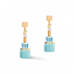 *Серьги Multicolor Rainbow-Gold Coeur de Lion