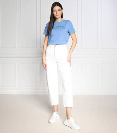 футболка tonal Tommy Hilfiger - голубой(WW0WW37562)