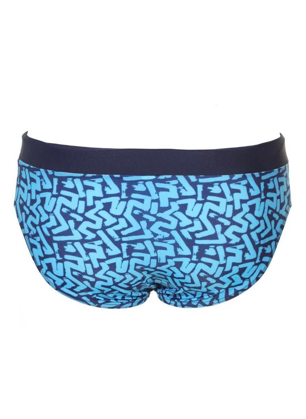 Мужские пляжные плавки с принтом (Размер: XXL) (Цвет: зеленый)