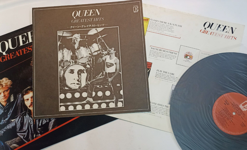 Винтажная виниловая пластинка Queen Greatest Hits (no OBI Japan 1981)