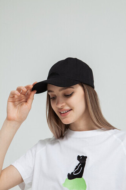 Бейсболка TRUESPIN Tuned Round Visor Plains, Черный