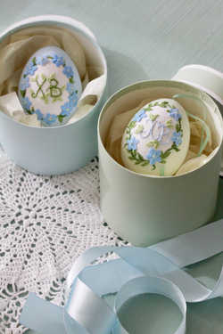 Яйцо Пасхальное салатовое.