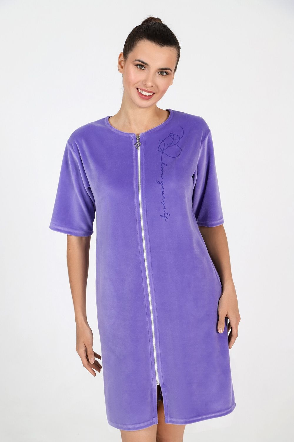 Халат Афина Виотекс ЛИЛОВЫЙ