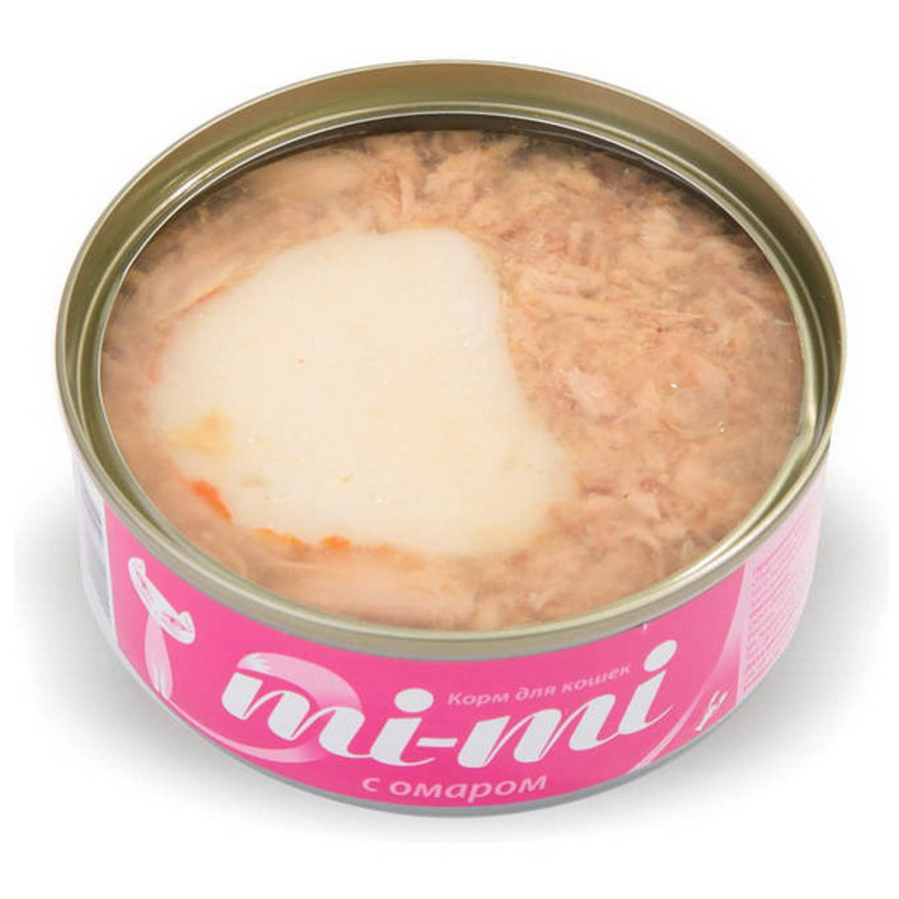 Mi-mi для кошек и котят омар 80г