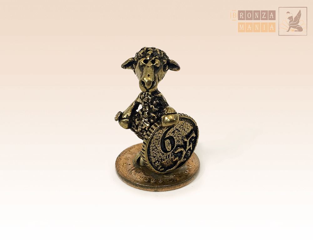 фигурка Овца монета