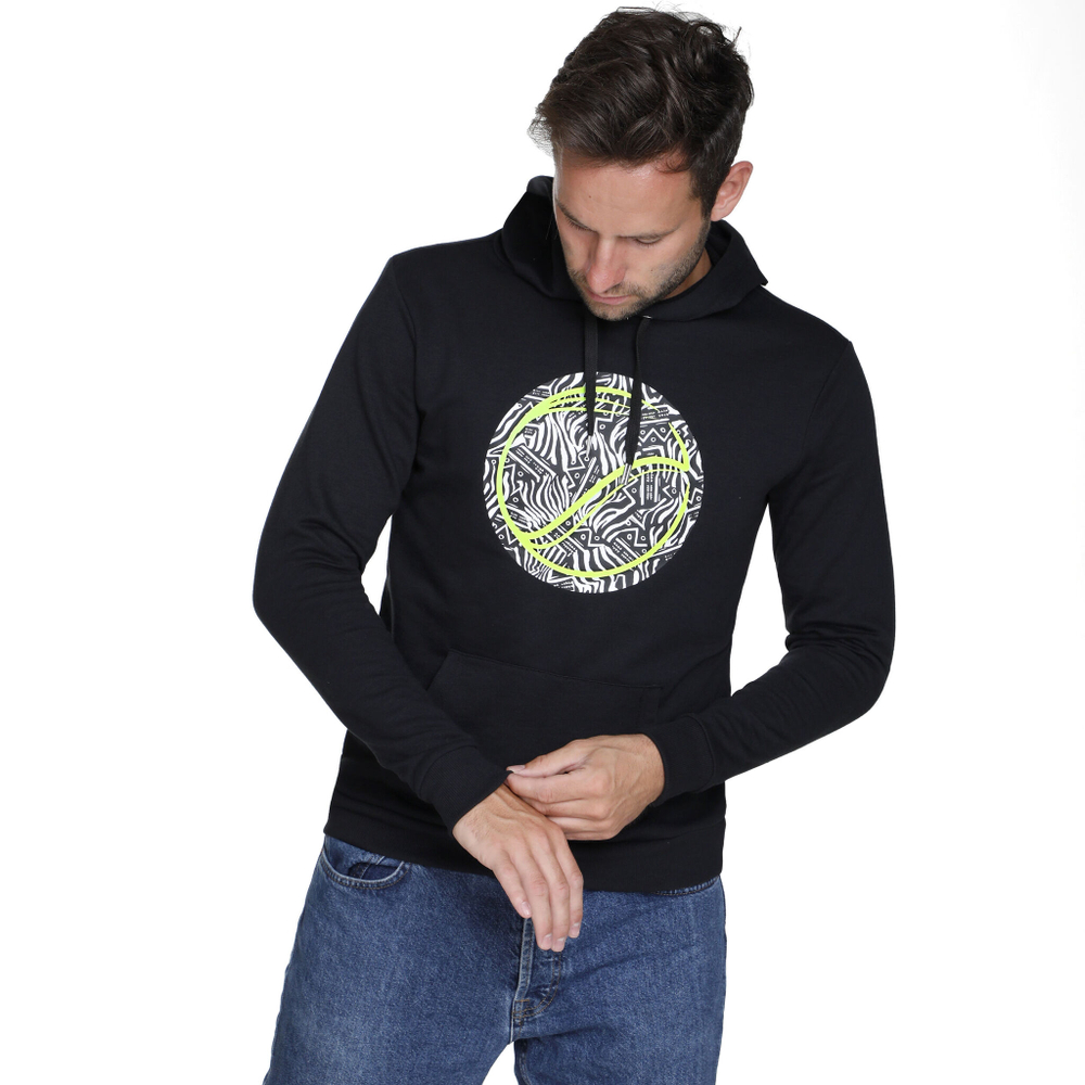 Мужская кофта теннисная Tennis-Point Camo Dazzle Hoody Men - Black, Multicoloured