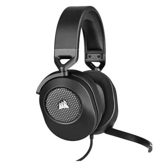 Игровые наушники проводные Corsair HS65 wireless,black, черный