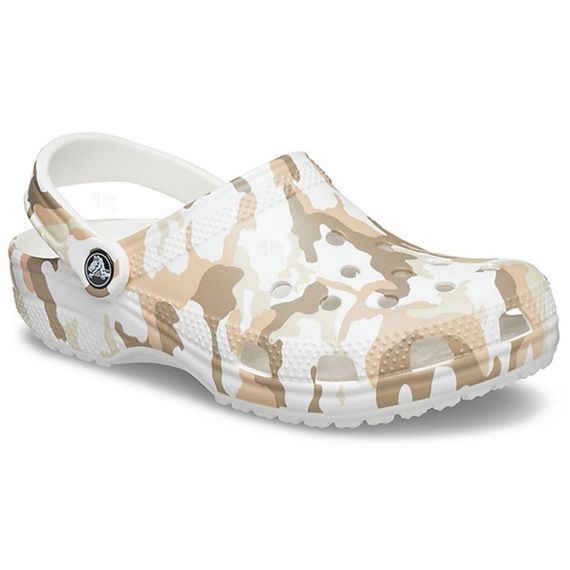Crocs Classic Clog 'White Camouflage'