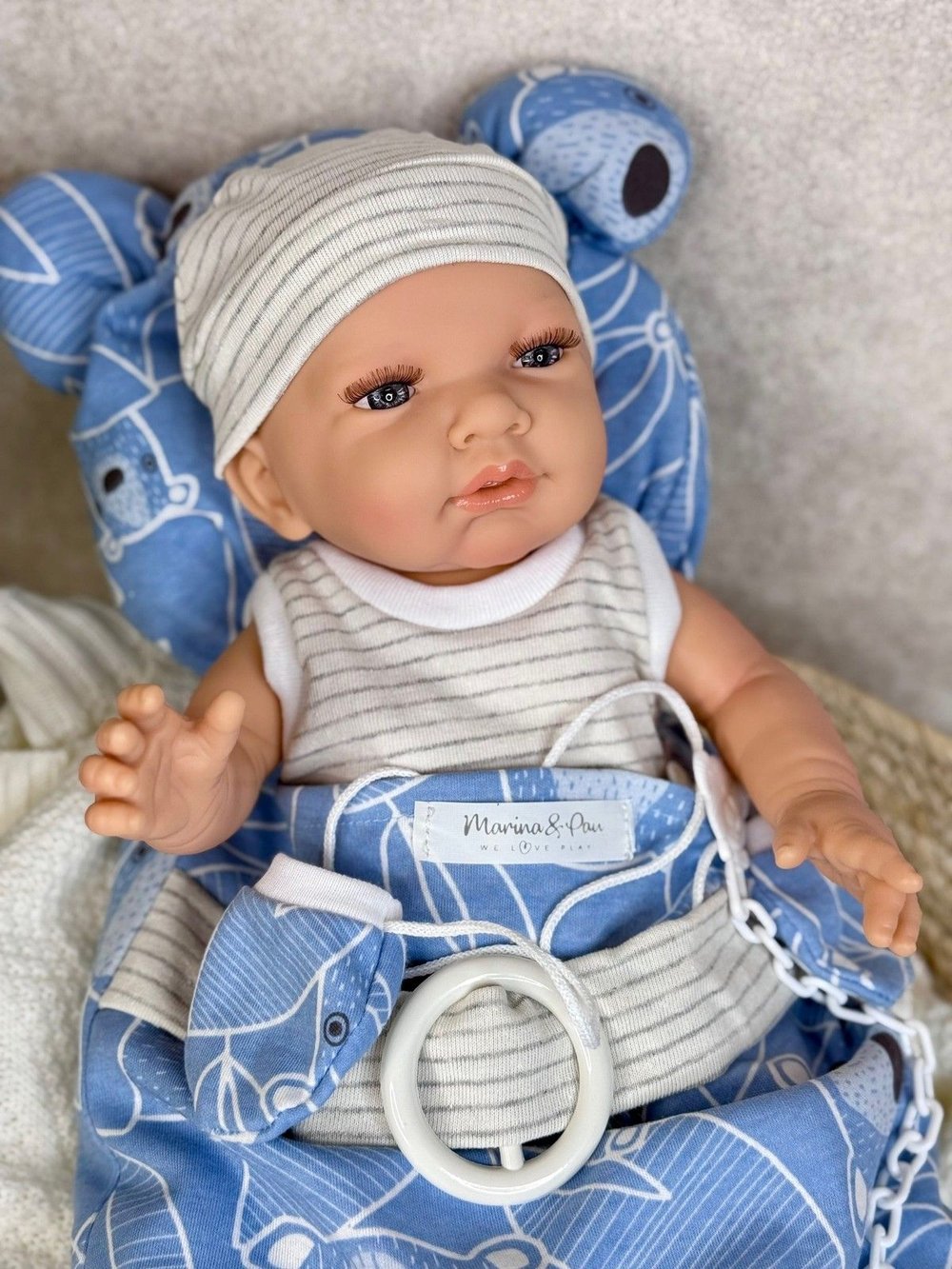 Кукла Marina and Pau 45cм Recien Nacido, виниловая (M1658K)