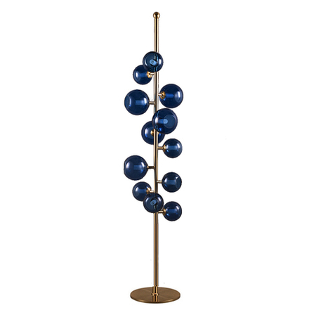 Floor design lamp  Last Night by Damien Langlois-Meurinne (blue)