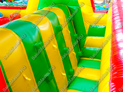 Надувной батут "Увлекательная полоса" с модификацией