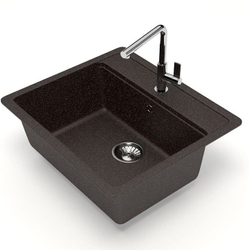 Кухонная мойка GLANZ J009-G38 570x505мм Царский янтарь