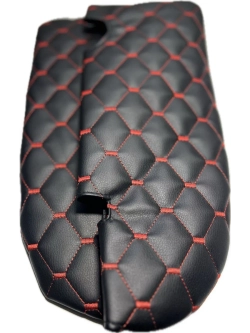 Чехлы на козырьки Лада Веста Vesta(красный Рубин)