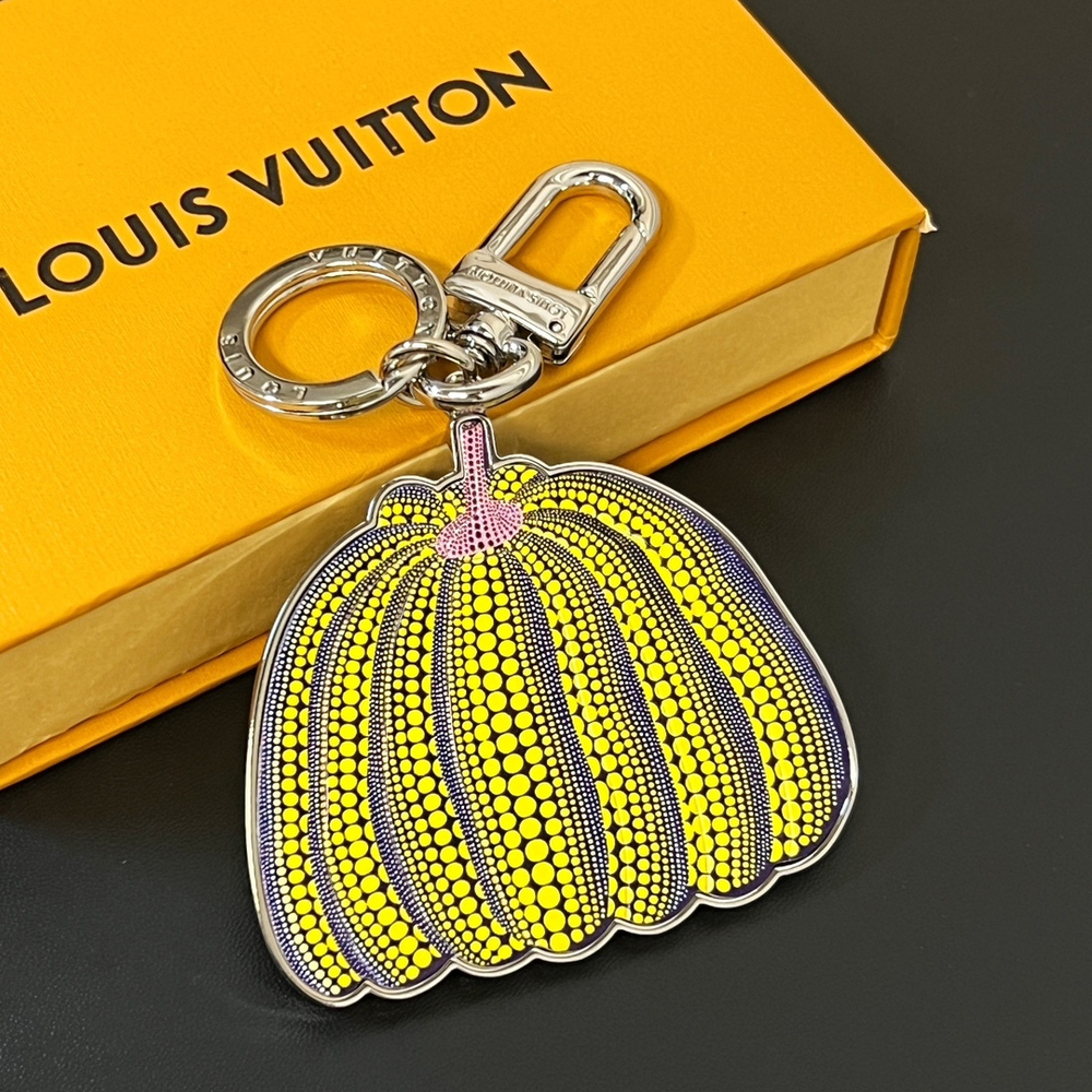 Louis Vuitton Pumpkin Key Holder And Bag Charm