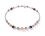 Колье-трансформер 4-in-1 сотуар Coeur de Lion Rosegold-Silver 5008/10-1631