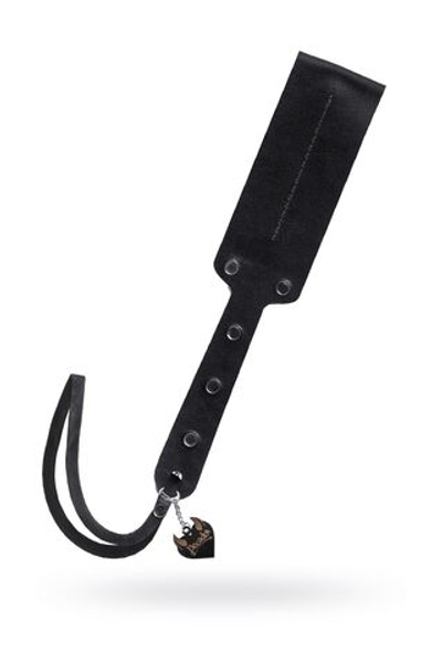 Черный кожаный пэддл - 32 см. (Цвет: черный)