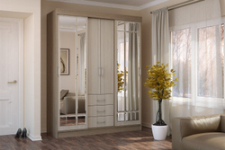 Шкаф-купе Маэстро, Ясень шимо светлый, Ясень шимо темный