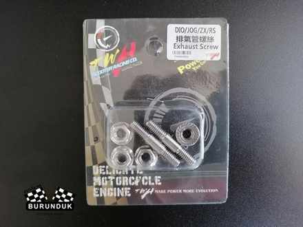 TWH ДВУСТОРОННИЕ БОЛТЫ / ШПИЛЬКИ ДЛЯ КРЕПЕЖА ГЛУШИТЕЛЯ DIO AF / ZX