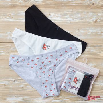 Трусики женские DOMINANT 35000-341, BIKINI, 3 шт. в уп.