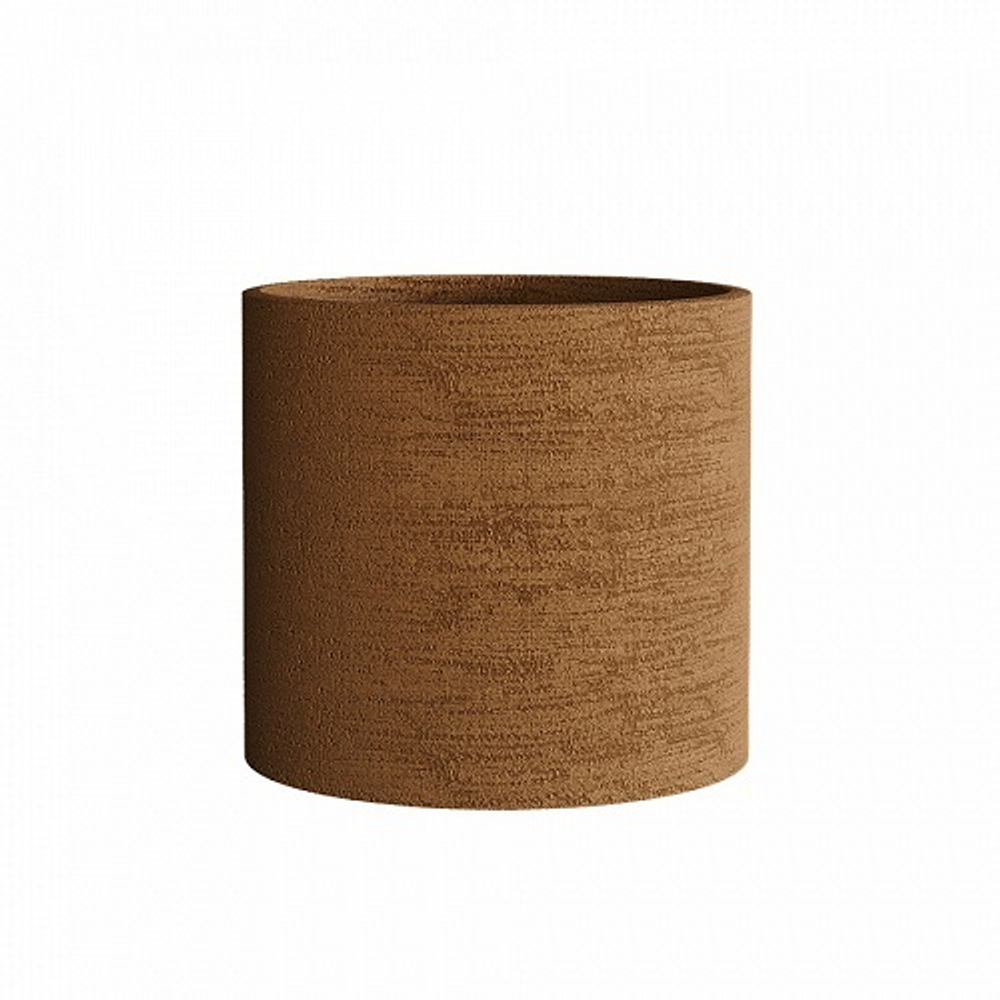 Кашпо Concretika Cylinder D40 H40 Erosia Ochre