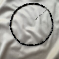 Чокер "Линия силы" с агатом и шпинелью