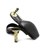 Кожаные шлепанцы Kat Maconie - черный(FAYZA)