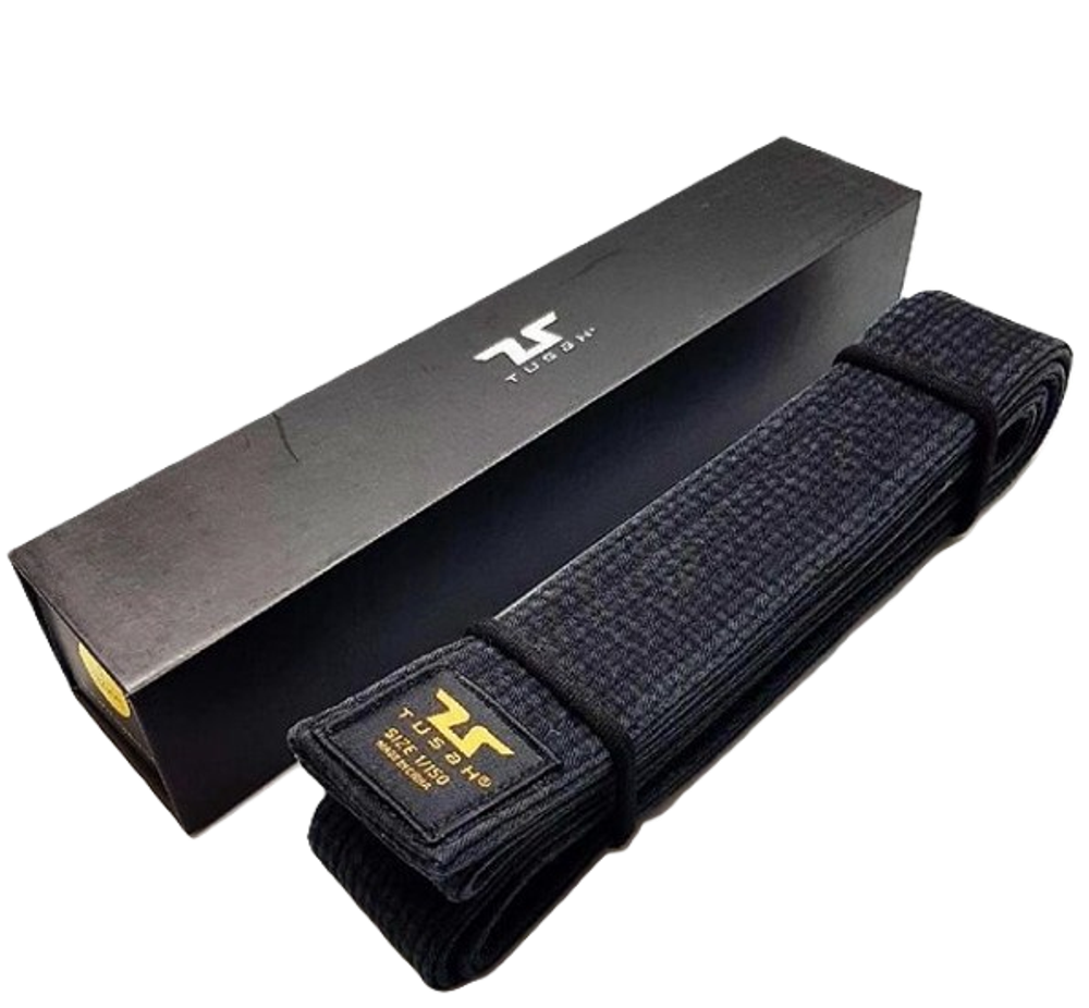 Пояс для тхэквондо Tusah черный Special Edition Black Belt