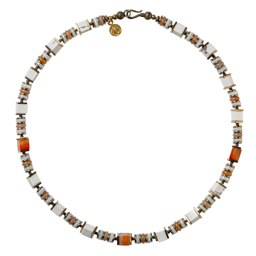 Колье "Фрески 2130" white